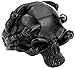 Men's Vintage Gothic Biker Dragon Claws Alien Skull Stainless Steel Ring Black