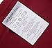 Amazon Basics Lightweight Super Soft Easy Care Wrinkle Free Microfiber 3 Piece Bed Sheet Set with 14-Inch Deep Pockets, Twin, Burgundy, Solid, Kids, Men & Women Bedding