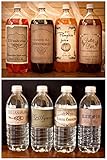 Harry Potter Vintage inspired (4) 2 litter drink & (8) Water bottle Labels Birthday Party Halloween decor decoration BONUS FREE 12 HARRY POTTER APOTHECARY POTION LABELS!