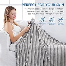 AmyHomie Cooling Blanket, Cooing Throw Blankets