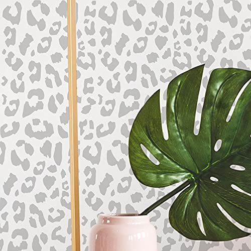 Ideal Stencils Leopard Print Wall Stencil | Large Home Decorating Stencil | 42x60cm | Reusable Plastic