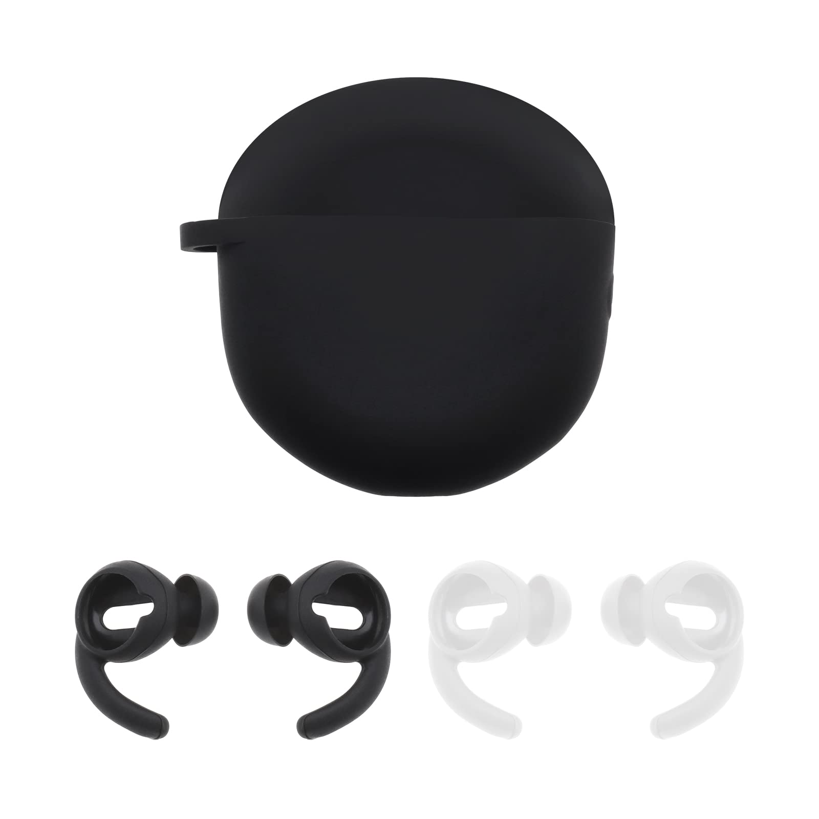 VGOL Set of 3 Silicone Ear Hooks Covers & Protective Case Compatible with Huawei Freebuds 3 Wireless Bluetooth Headsets Anti-Slip In-Ear Earbuds with Wings & Headphone Cover