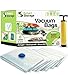 8 Pack Jumbo Vacuum Storage Space Saver Bag Set | Hand Vacuum Bags with Travel Pump | Space Bags for Home & Travel | Reusable Vacuum Bags | Airtight & Waterproof Saver Bags by Smart Storage