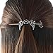 Large Celtic Knots Dragon Hairpins –Norse Viking Crown Hair Jewelry for Long Hair Braids Barrettes Vintage Viking Runes Women Girl Hairpin Hair Clips Stick Irish Slide Accessories