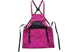 Taoke Waterproof Oxford Gardening Apron with Pockets, with Adjustable Strap and Pocket for Harvesting, Gift for Women/Men