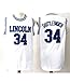 JOLISPORT Jesus Shuttlesworth #34 Lincoln Big State High School Men's Basketball Jersey Stitched