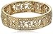 1928 Jewelry Vintage Lace Crystal Filigree Stretch Bracelet