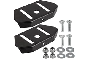 HUSWELL Snowblower Skid Shoes for Murray 1740912BMYP Craftsman Noma Snapper Snowthrower with Mounting Hardware(2 Pack)…