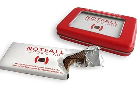 Dose Notfallschokolade für alle Fälle