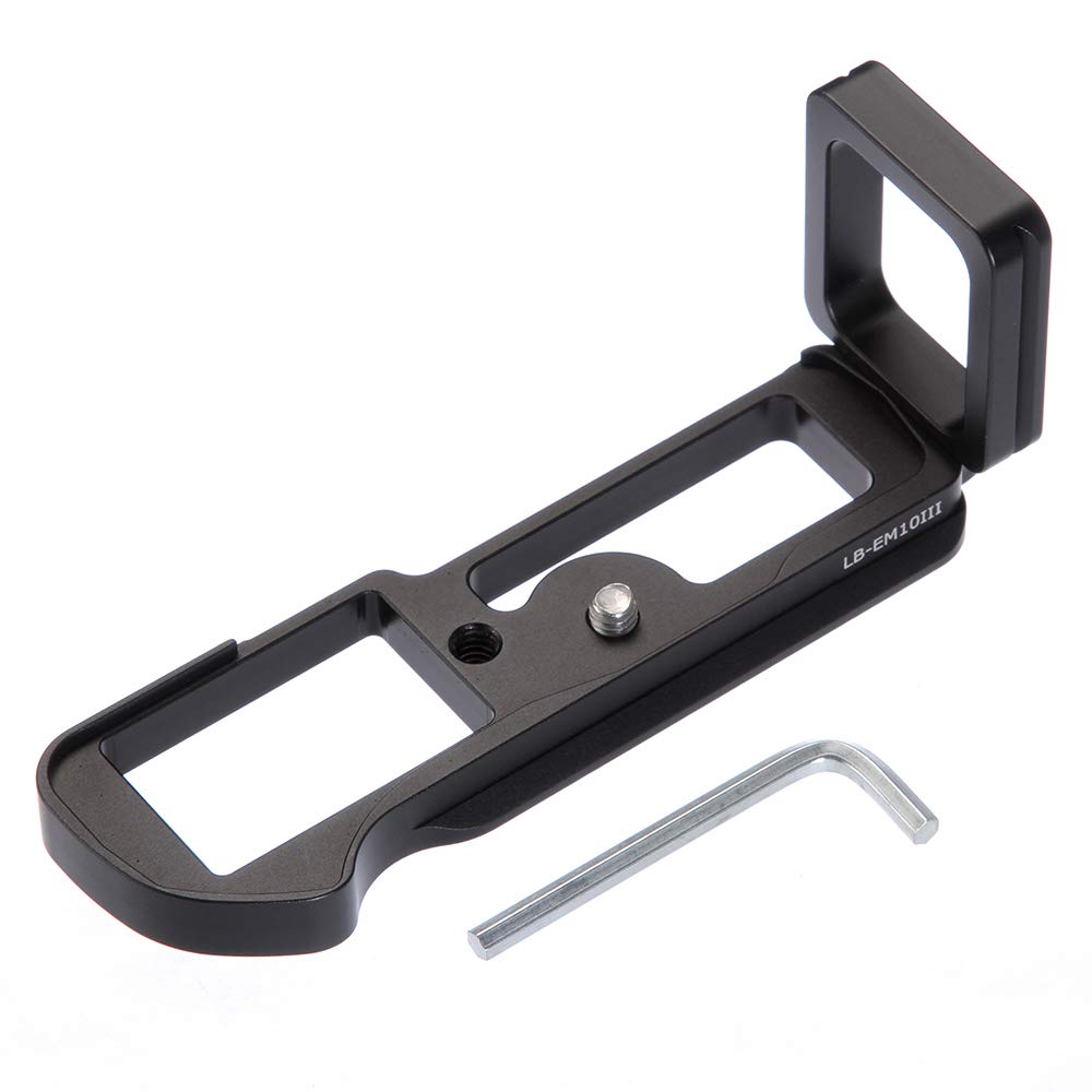 Quick Release L Bracket Plate For Olympus OMD E-M10 Mark III EM10 III ARRS Arca Fits Arca-Swiss Standard