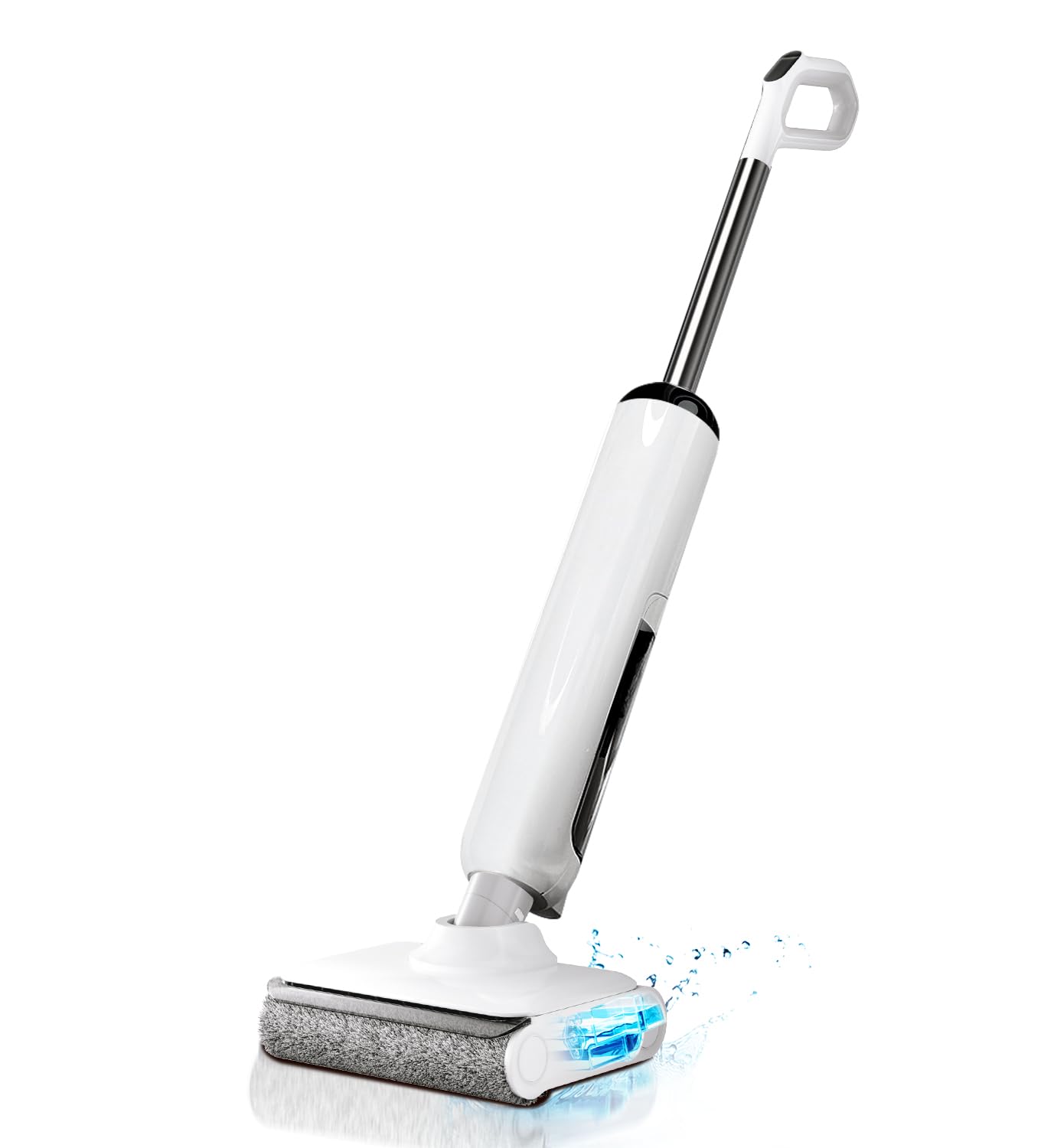 HABIUBIU Wet Dry Vacuum Cleaner, 180° Lay-Flat Cordless Vacuum Mop Combo with Edge Cleaning, All-in-One Floor Cleaner for Hard Floors, Self-Cleaning, 35mins Runtime, LED Display, Voice Prompts