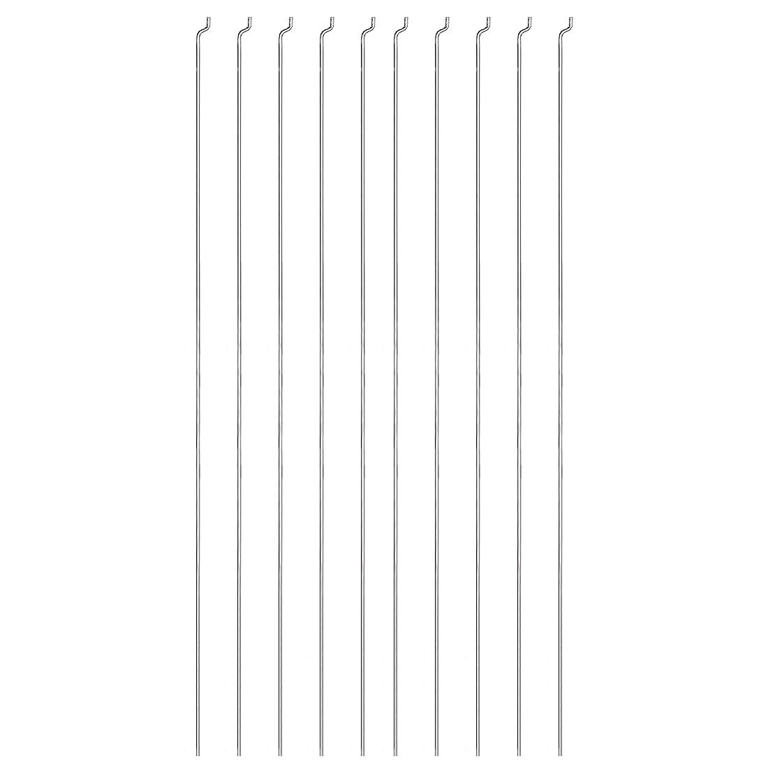 sourcing map 1.5mm x 300mm (12 Inch) Steel Z Pull/Push Rods Parts for RC Airplane Plane Boat Replacement (Pack of 10)