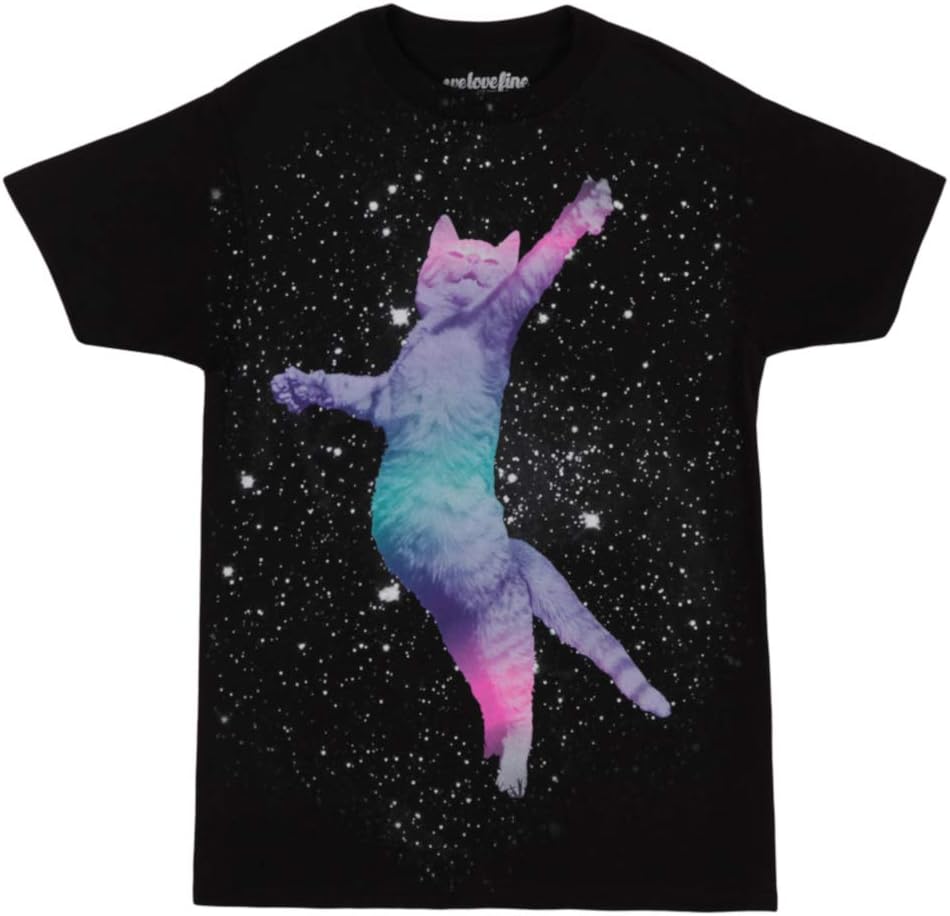 Galactic Cat Ultra Super Kitty Adult T-Shirt