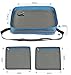 Kids Travel Activity & Snack Tray by On The Go Families | Child & Toddler Car Seat Tray | Road Trip Essential Lap Desk for Carseat, Booster, Stroller, Airplane | Waterproof & Machine Washable (Blue)