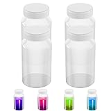 4 Pcs Plastic Sample Bottles, 16 Oz Laboratory