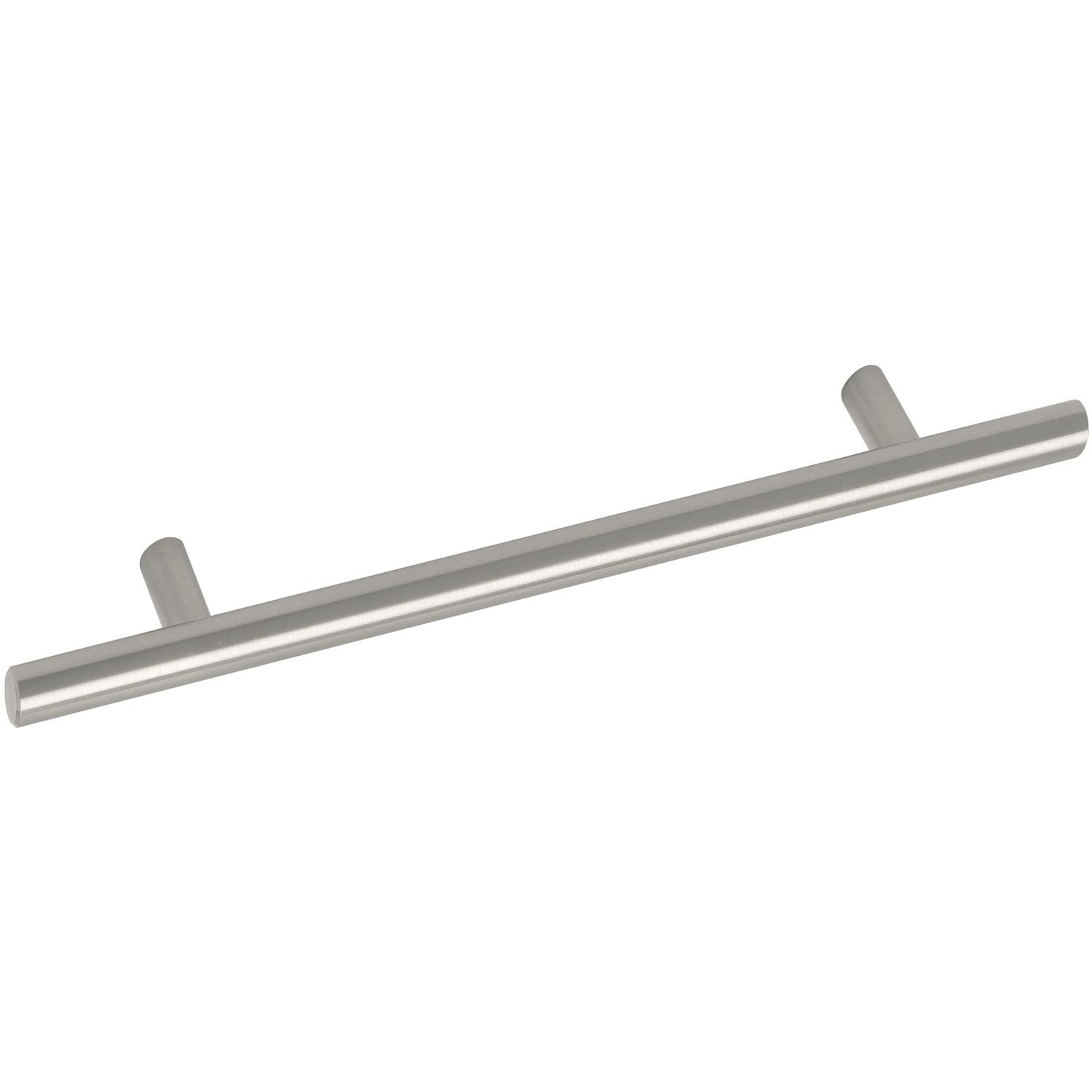 GRIMME Basic Eradis 8568210384 Cabinet Handle (Barell) Diameter 12 mm Width 464 mm Bar Handle Brushed Stainless Steel Silver Hole Spacing 384 mm