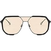 willochra Fashion Oversized Square Women Sunglasses Vintage Punk Men Outdoor Eyewear Shades UV400