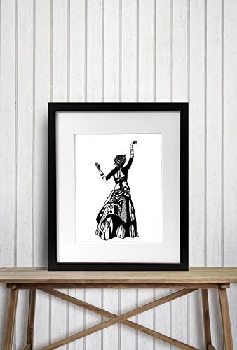Bellydance - Original Ink Drawing - Art Print