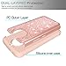 LeYi for Moto G5S Plus Case,Moto G5S+ Case (USA) with HD Screen Protector, Girls Women Hybrid Dual Layer Shock Absorption Protective Case for Motorola Moto G5S Plus (XT1806) Rose Gold