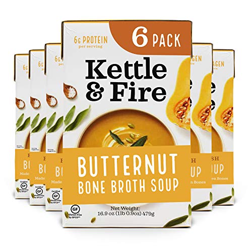 Kettle and Fire Butternut Squash Chicken Bone Broth, Paleo Diet, Gluten