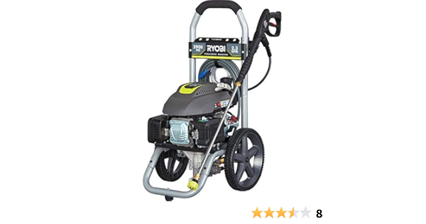 Amazon Com Ryobi 2 900 Psi 2 3 Gpm Lavadora A Presion De Gas Patio Cesped Y Jardin