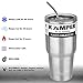 KAMPER 30 Oz Tumbler Set Stainless Steel | Double-Wall Vacuum Insulated, Keeps Cold & Hot Longer | FREE BONUS Splash-Proof Lid & Metal Straw w/Brush | New Travel Bundle Buy a Gift for Your Loved Ones