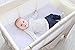 iLuvBamboo Mini Portable Crib Mattress Protector - Silky Soft Bamboo Jacquard Fitted Topper - Fits Pack N Play, Playard & Foldable Mattress Pad - Waterproof, Breathable, Quiet & Smooth Cover