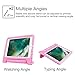 Fintie Case for iPad 6th Generation 2018 / iPad 5th Generation 2017 / iPad Air 2 / iPad Air (9.7 Inch) - Kiddie Series Light Weight Shock Proof Convertible Handle Stand Cover Kids Friendly, Pink
