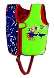 Speedo Kids' UPF 50+ Begin to Swim Printed Neoprene Swim Vest, Blue, Medium