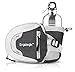 ErgaLogik Day Trekker - Hiking Waist Pack with Water Bottle (Not Included) Holder - Fanny Pack - Dog Walking - Running Belt Bag Pouch Fanny Pack for Hiking Running Cycling Camping Travel (Grey)