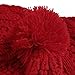 Fall Winter Warm Knitted Hat and Scarf Set (One Size, Red#)
