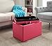Convenience Concepts Designs4Comfort Accent Storage Ottoman 22.75
