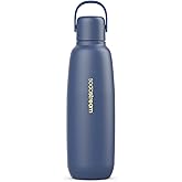 SodaStream 0.9 L Fizz&go Cool Metal Bottle Storm | Dishwasher Safe | Compatible with Duo, E-Duo, Terra and Much More | Keeps Warm & Cold for up to 12 Hours | BPA-Free | Pack of 1