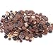 Swpeet 650 Pieces Assorted Sizes Resin Buttons 2 and 4 Holes Round Craft Buttons for Sewing DIY Crafts Manual Button Painting (Brown)