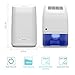 HODGSON Auto Small Dehumidifier for 200 Sq Ft 700ML Tank Portable Large Capacity Ultra Quiet Thermo-Electric Mini Dehumidifiers for Home Basements Bathroom Bedroom Garage Closet Wardrobe, White