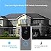 Smart Wireless WiFi Video Doorbell HD Security Camera with PIR Motion Detection Night Vision Two-Way Talk and Real-time Video Suitable etc ... (Grey) (Video Door Bell)