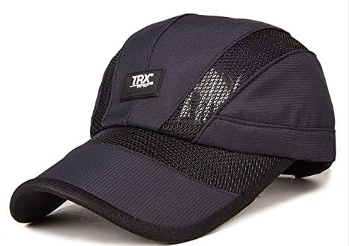 Dark Blue Middle-aged Men's Spring and Summer Sun Hat Baseball Cap Visor Cap Breathable Quick-drying Mesh Fishing Cap
