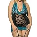 MOONHOUSE Women Sexy Lace Transparent Lingerie ，Uniforms Temptation Underwear,Plus Size（L- 5XL）=US(8-20W