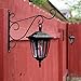 Sumnacon Metal Plant Hanging Bracket Hook - 10 Sturdy Wall Plant Hangers Indoor Outdoor Bracket for Hanging Bird Feeders,Lanterns,Planters,Wind Chimes,Ornaments with Screws (2)