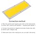 Chip Light, GLISTENY COB Light COB SMD Panel LED 2 Pack Lamp Bead Energy-saving High Brightness for Interior Reading Plate Light Roof Ceiling DIY Warm White