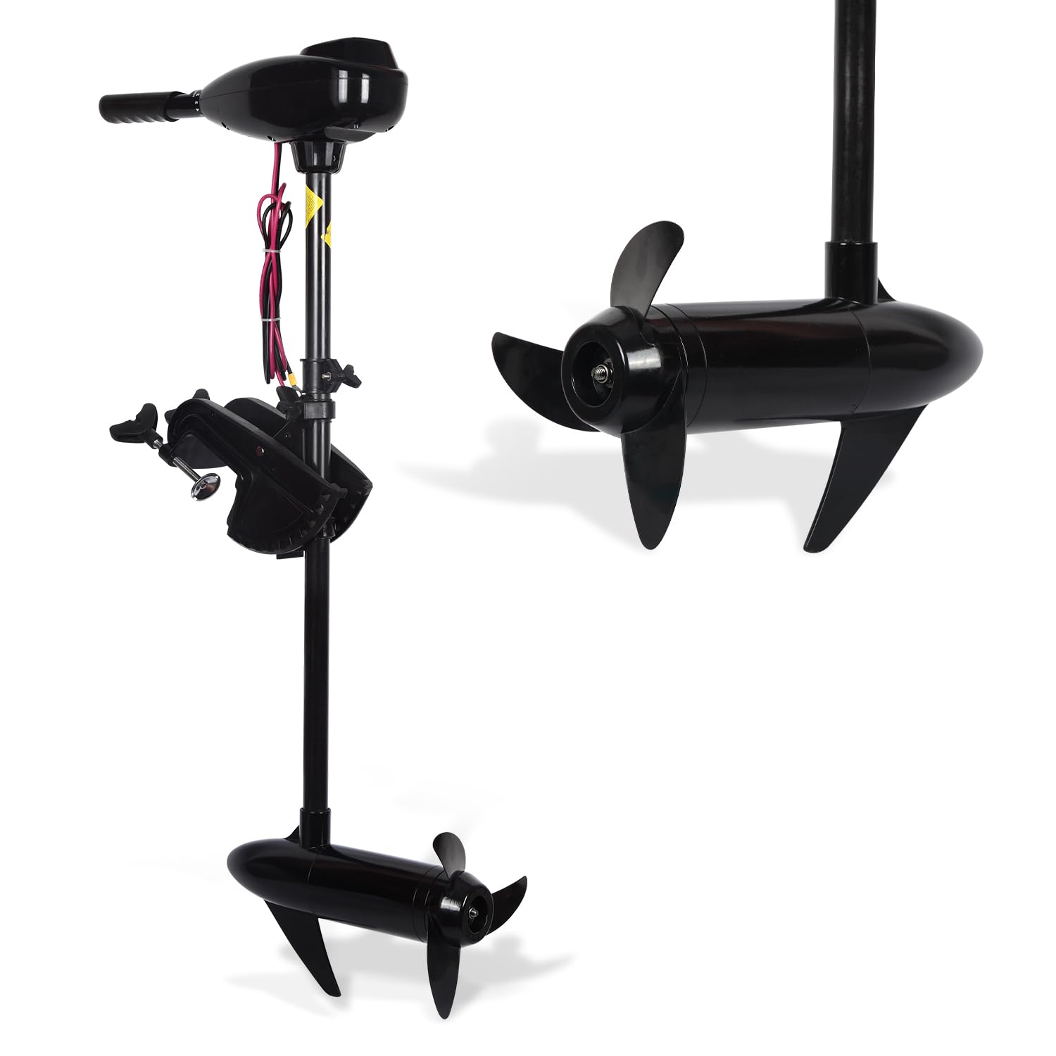Photo 1 of *NON-FUNCTIONAL*
Cloud Mountain Trolling Motor Electric Outboard Brushed for Fishing Boats Saltwater Transom Mounted with Adjustable Handle, 60 LBs Thrust 12V 28" Shaft