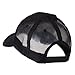 Text Law and Forces Embroidered Patched Mesh Cap - NASA OSFM,Black,One Size