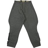 militaryharbor WW2 WWII German M36 Officer Stone Grey Wool Breeches