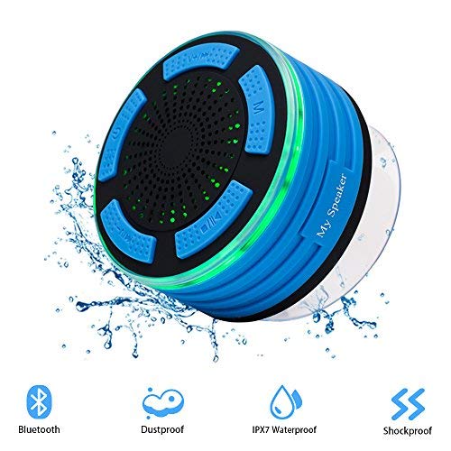 Wonyered Bluetooth Bathroom Speaker Wireless Shower Amazon.co.uk