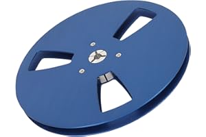 Generic Empty Plate Opener Opening Machine Part High Strength Aluminum Alloy 3 Holes 1/4 7inch Empty Tape Reel for Reel to Ta