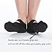 QING Women's No Show Low Cut Hospital Slipper Socks Great for Barre Pilates Yoga with Non Skid Grips Pack of 3, Black, One Size (black 1 pack)