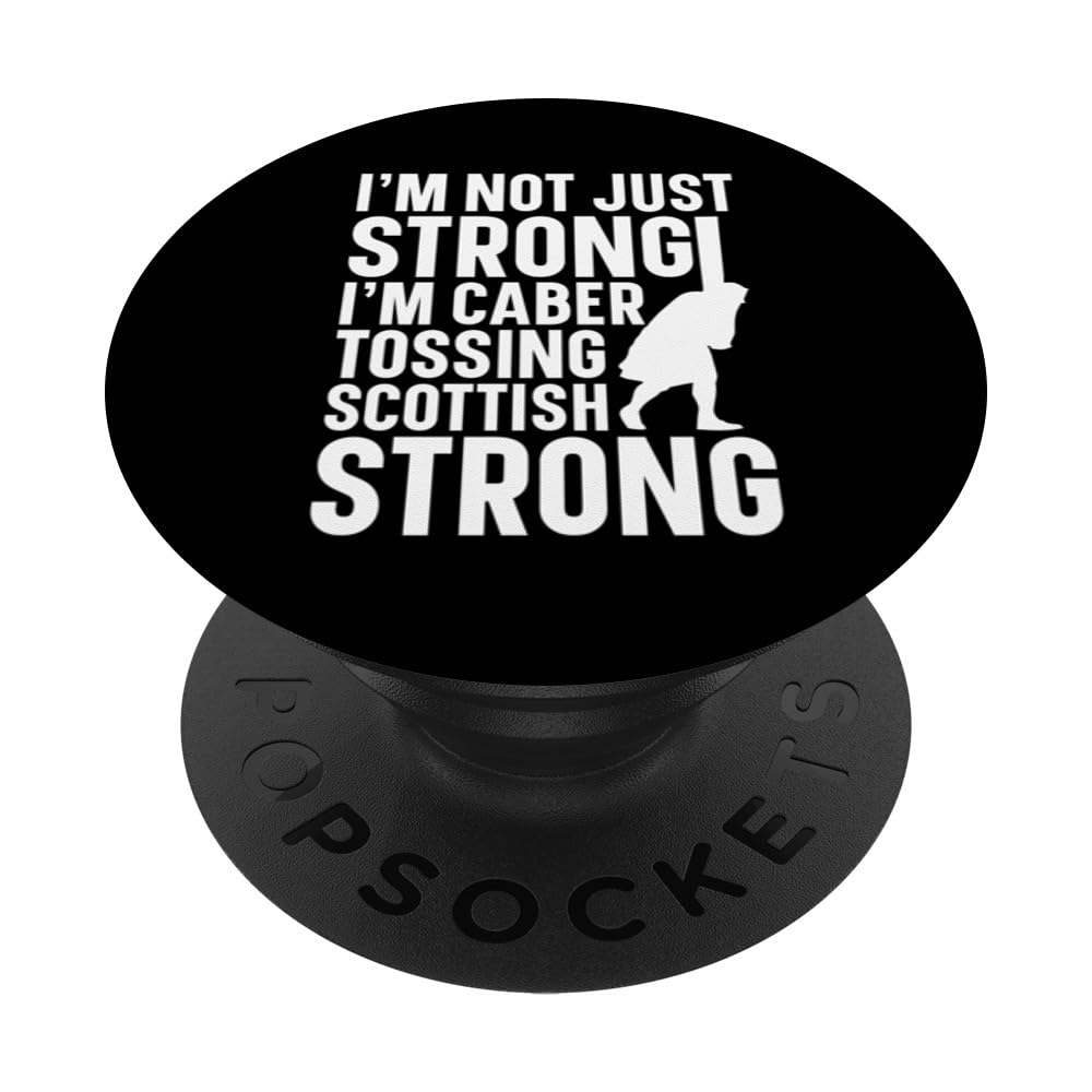 Caber Toss Log Toss Caber Tossing Highland Games Caber Toss PopSockets Swappable PopGrip