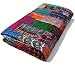 STALLION COTTON CLOTHING Queen Size Patola Silk Patch Work Kantha Quilt, Kantha Blanket Bedspread, Patch Kantha Throw, King Kantha, Kantha Rallies Indian Sari Quilt, Size 90" X 108"