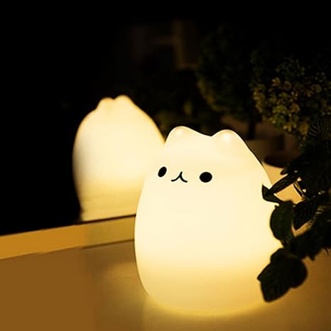 cute cat night light