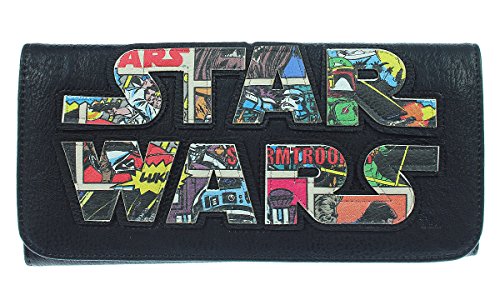 Loungefly Star Wars Comic Covers Logo Faux Leather Wallet